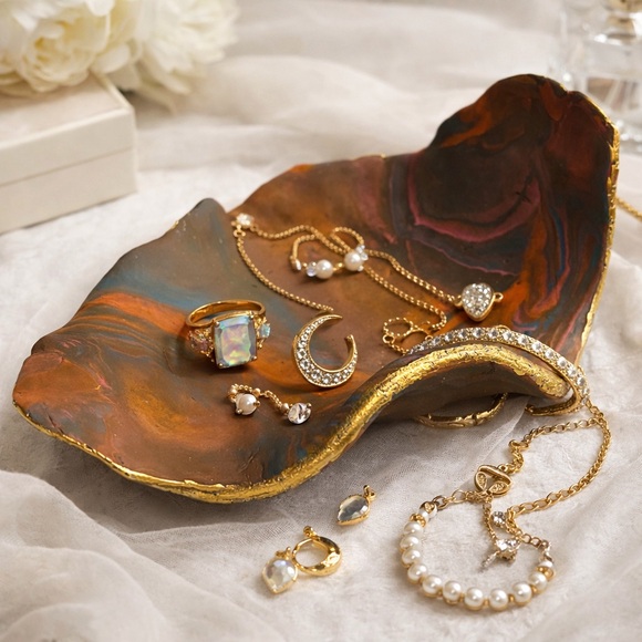 Hand Crafted Other - Handmade Polymer Clay Jewelry Dish